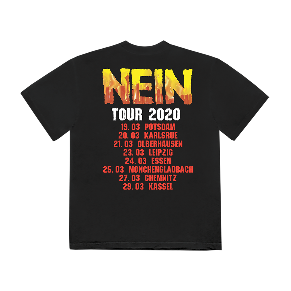 Black Tour T-Shirt Back